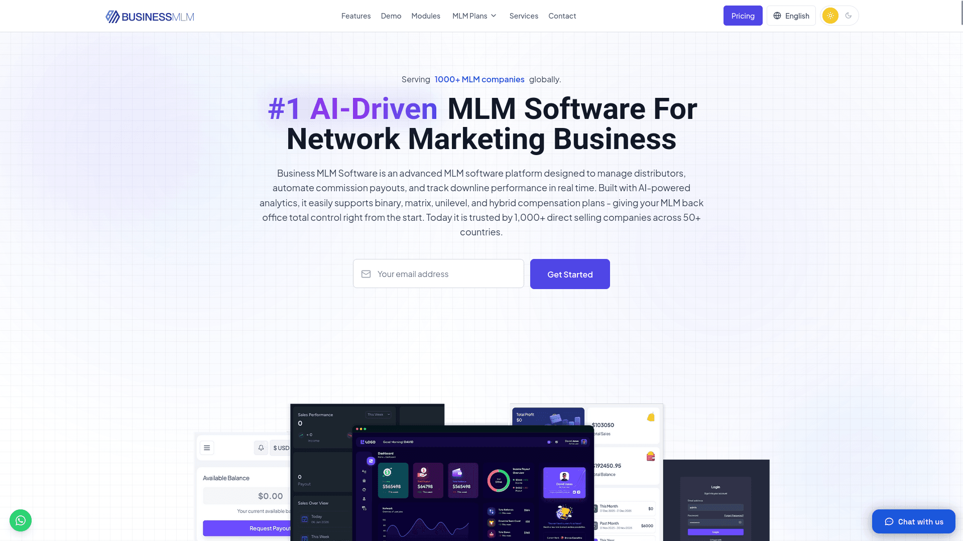 Business MLM Software – Next.js SEO Rebuild