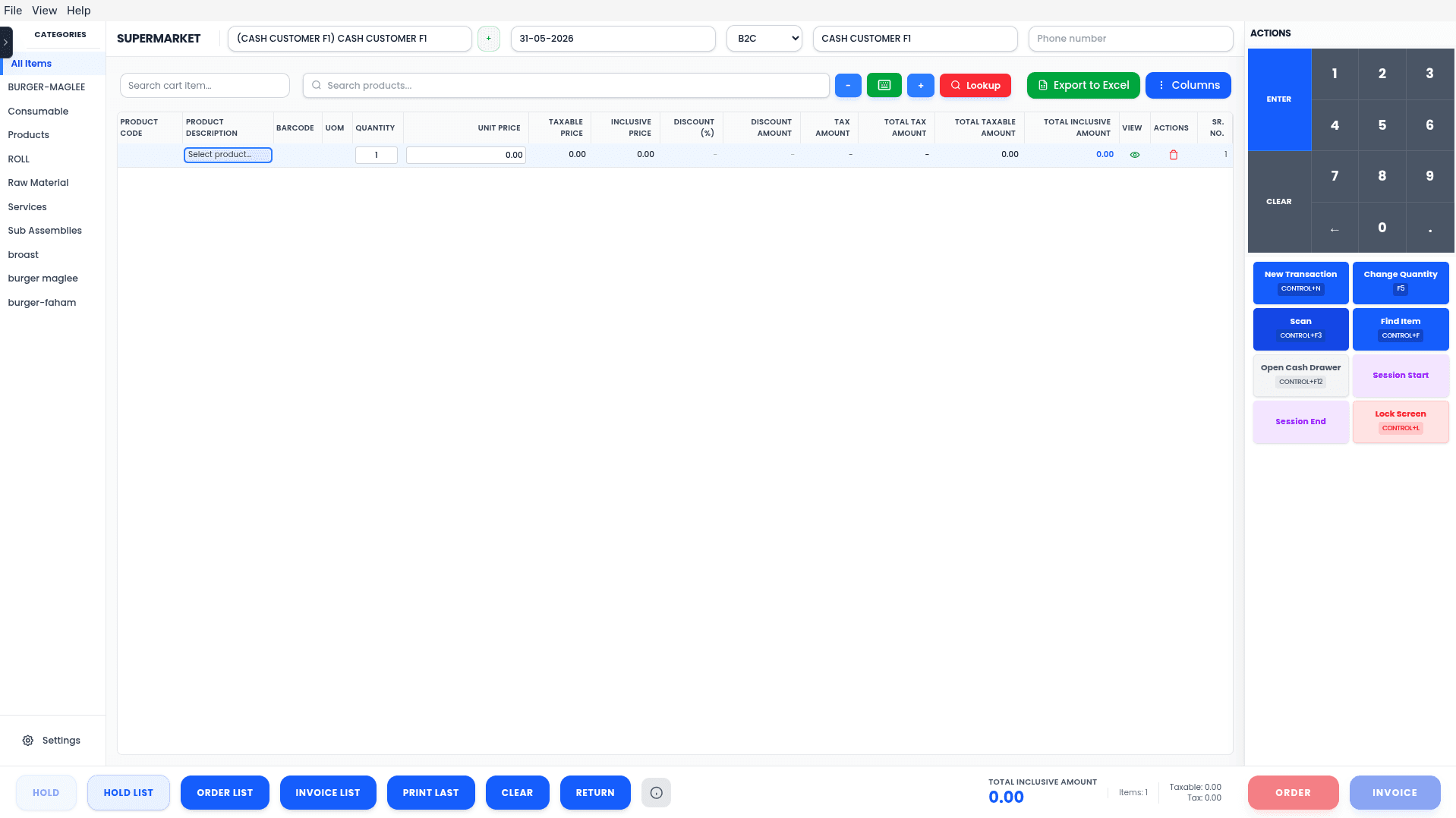 Kenzer – Hybrid POS / ERP Desktop App